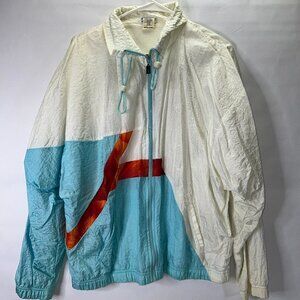 VINTAGE Tacchini Made In Italy Windbreaker Jacket Size 12